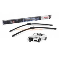 Комплект дворников на Audi A3 Cabrio (8V7) 2013-2019 — Bosch AeroTwin